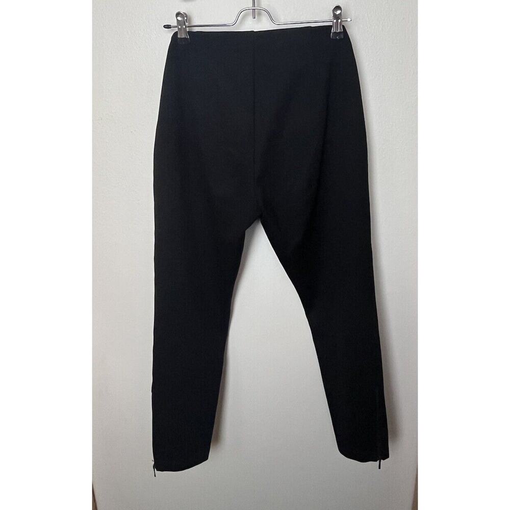 EILEEN FISHER Women’s Sz S/P Black Ponte Ankle Zip Hem Slim Stretch Pants - Picture 5 of 7